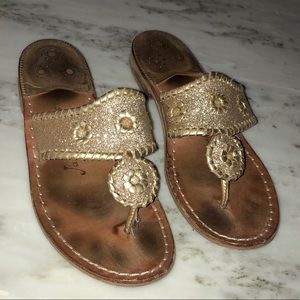 Sparkly Gold Jack Rodgers